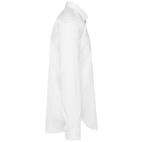 Camisa popelina manga larga hombre