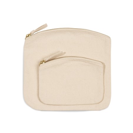 Pouch with zip fastening