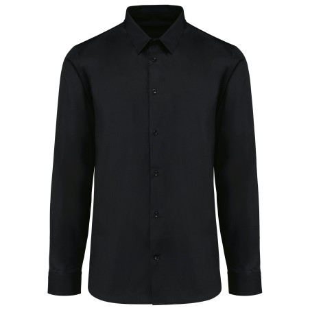 Men\\\'s long-sleeved poplin shirt