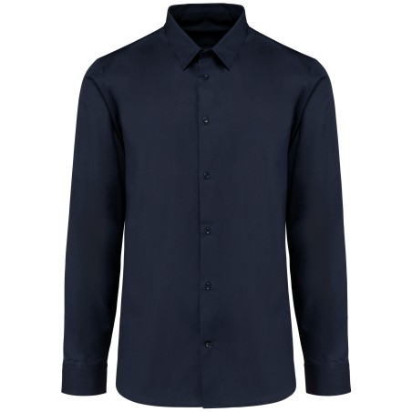 Men\\\'s long-sleeved poplin shirt