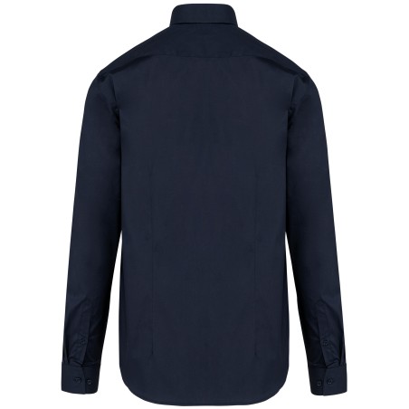 Men\\\'s long-sleeved poplin shirt