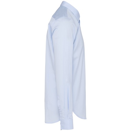 Men\\\'s long-sleeved poplin shirt