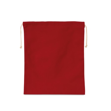 Cotton bag with drawcord closure