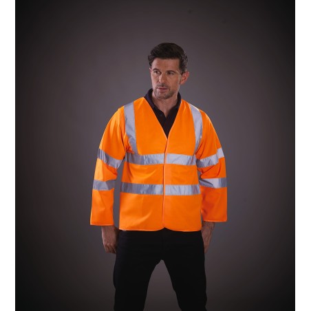 Long-sleeved Hi-vis vest