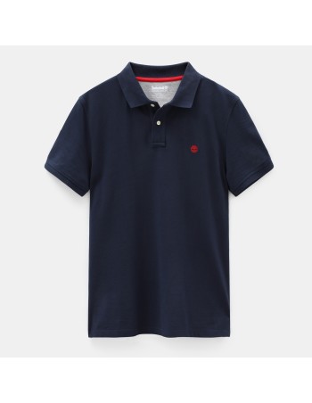 Millers River short-sleeved organic cotton piqué polo shirt