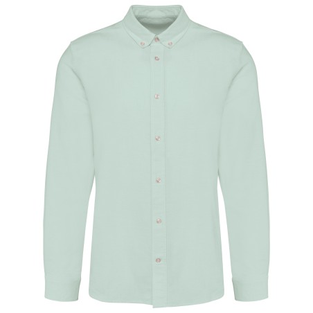 Men Oxford Long-Sleeved Shirt