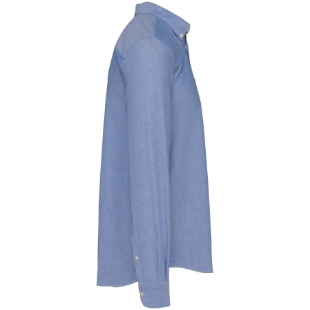 Men Oxford Long-Sleeved Shirt