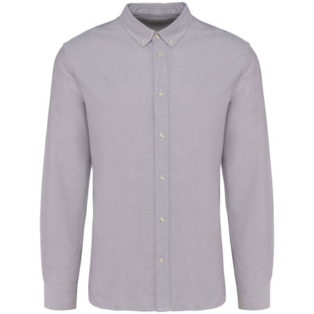 Men Oxford Long-Sleeved Shirt
