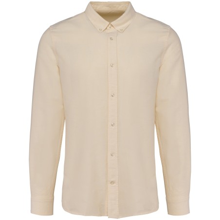 Men Oxford Long-Sleeved Shirt