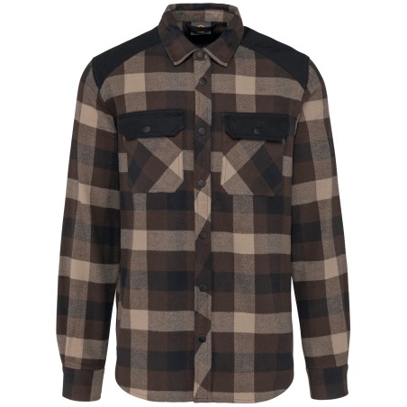 Men’s checked shirt with pockets