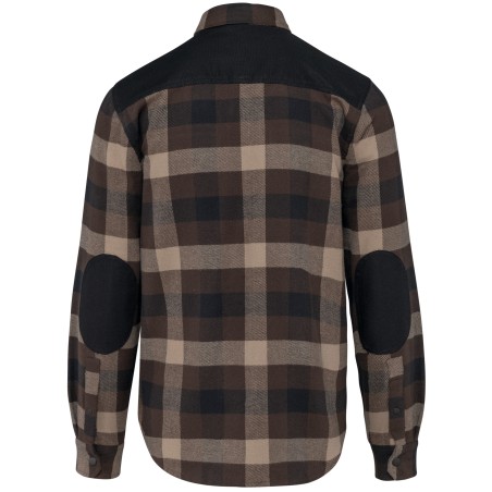 Sobrecamisa a cuadros con bolsillos