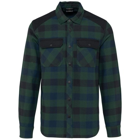 Men’s checked shirt with pockets
