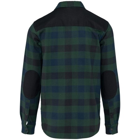 Sobrecamisa a cuadros con bolsillos