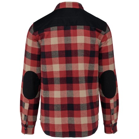 Sobrecamisa a cuadros con bolsillos