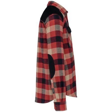 Sobrecamisa a cuadros con bolsillos