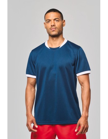 Unisex short-sleeved rugby vest