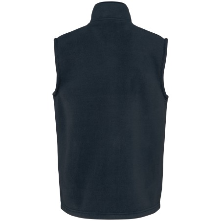 Unisex fleece bodywarmer with sherpa inner