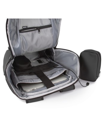Waterproof anti-theft bag with helmet holder