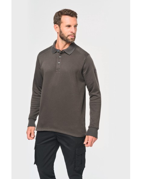 Polo neck sweatshirt
