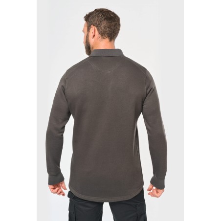Polo neck sweatshirt