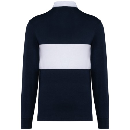 Long-sleeved rugby polo shirt