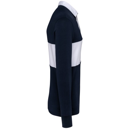 Long-sleeved rugby polo shirt