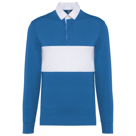 Long-sleeved rugby polo shirt