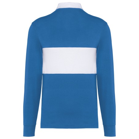 Long-sleeved rugby polo shirt