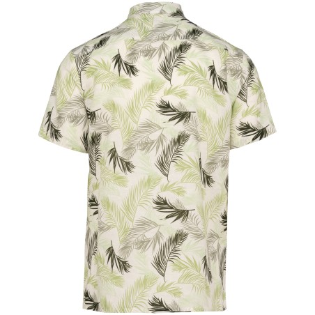 Camisa con estampado vegetal hombre