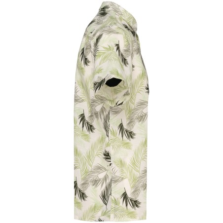 Camisa con estampado vegetal hombre