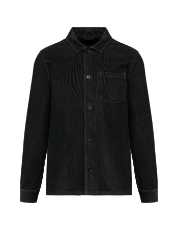 Eco-friendly men’s washed effect corduroy jacket 2