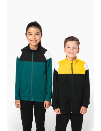 Chaqueta de chándal con cremallera infantil