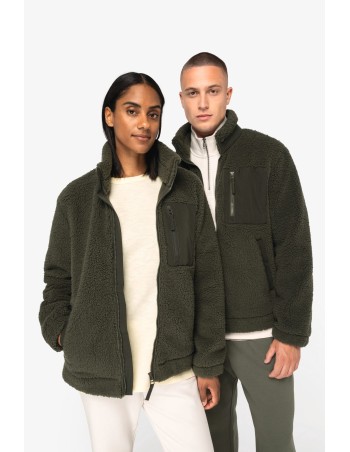 Chaqueta ecorresponsable de sherpa unisex