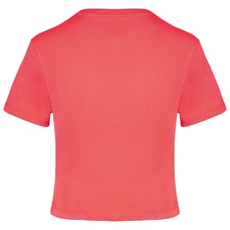 Ladies triblend crop top