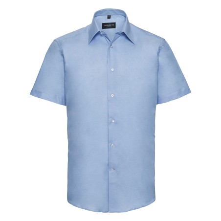 Men\\\'s Short Sleeve Tailored Oxford Shirt