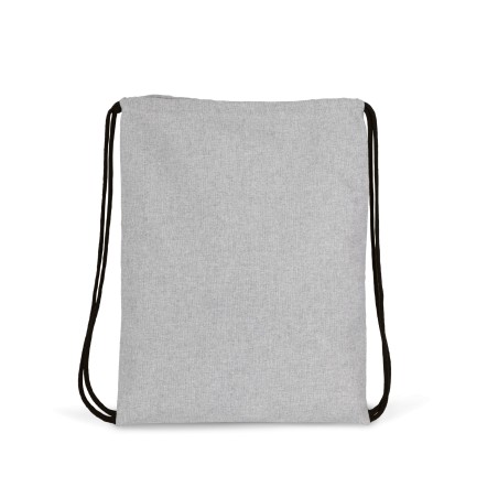 Recycled backpack with drawstring