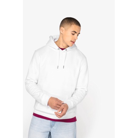 Eco-friendly unisex hooded sweatshirt