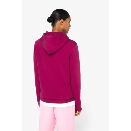 Eco-friendly unisex hooded sweatshirt