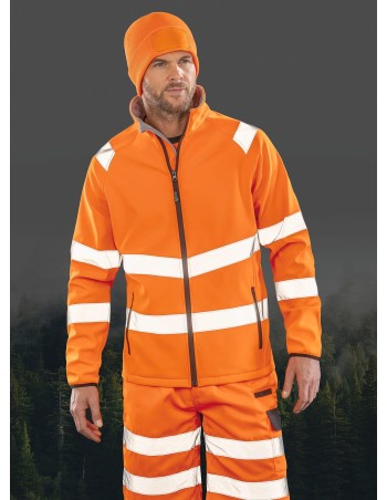 Chaqueta de seguridad softshell reciclada