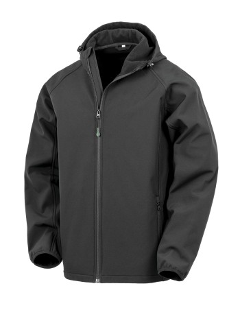 Men\\\'s 3-layer recycled softshell jacket with hood 2
