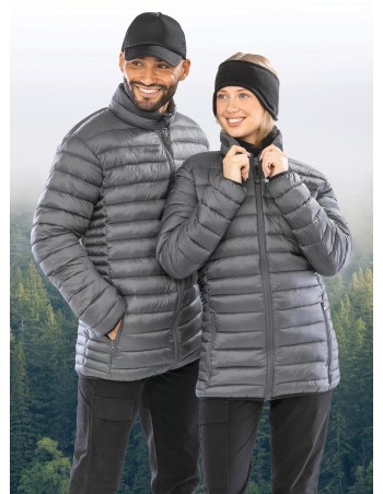 Chaqueta acolchada reciclada sin capucha