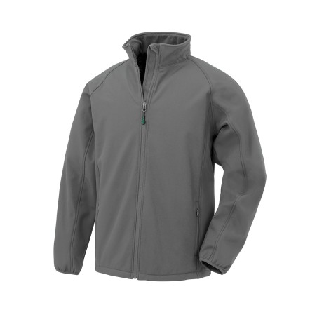 2-layer recycled softshell jacket for kids