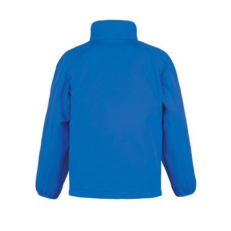 2-layer recycled softshell jacket for kids