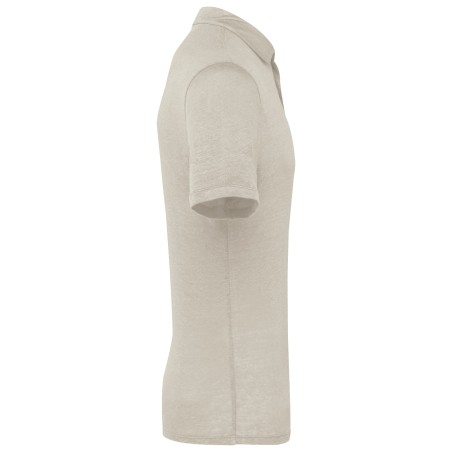 Men\\\'s knitted linen polo shirt