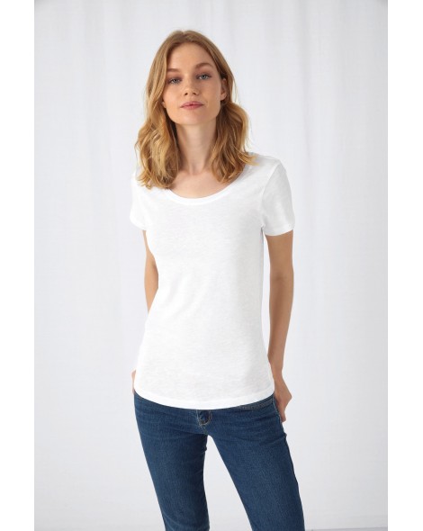 Camiseta Organic Slub Inspire mujer