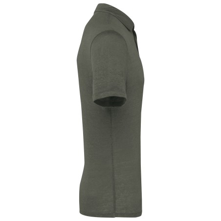 Polo de lino hombre