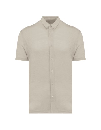 Camisa manga corta de lino hombre 2