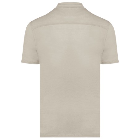 Men\\\'s Linen Short-sleeved Shirt