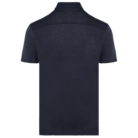Camisa manga corta de lino hombre