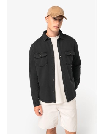 Sobrecamisa ecorresponsable efecto lavado de felpa...